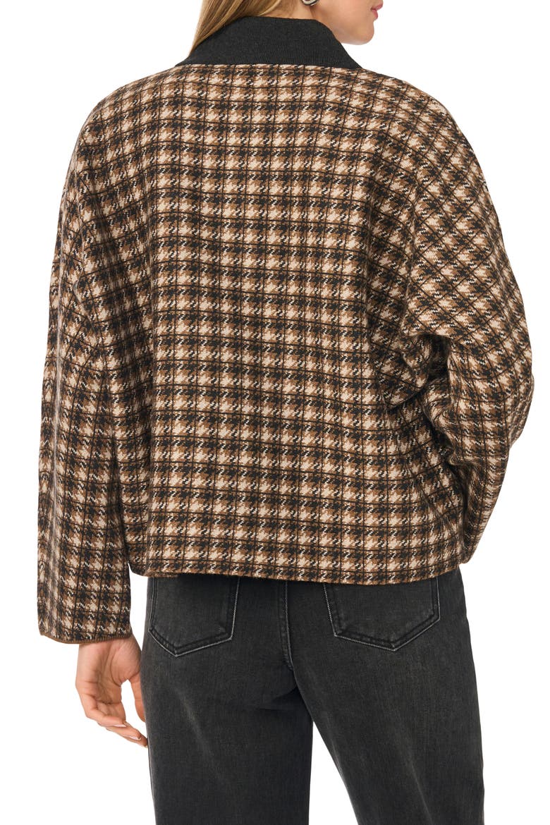 Button Front Sweater Jacket, Alternate, color, MEDIUM HEATHER GREY