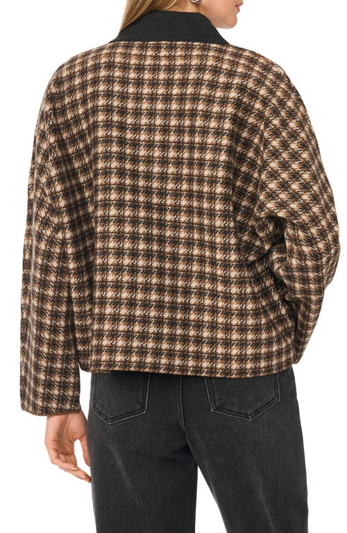 1.state Button Front Sweater Jacket In Medium Heather Grey