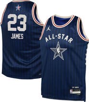 Jordan Brand Youth Jordan Brand LeBron James Navy 2024 NBA All-Star Game Swingman Jersey