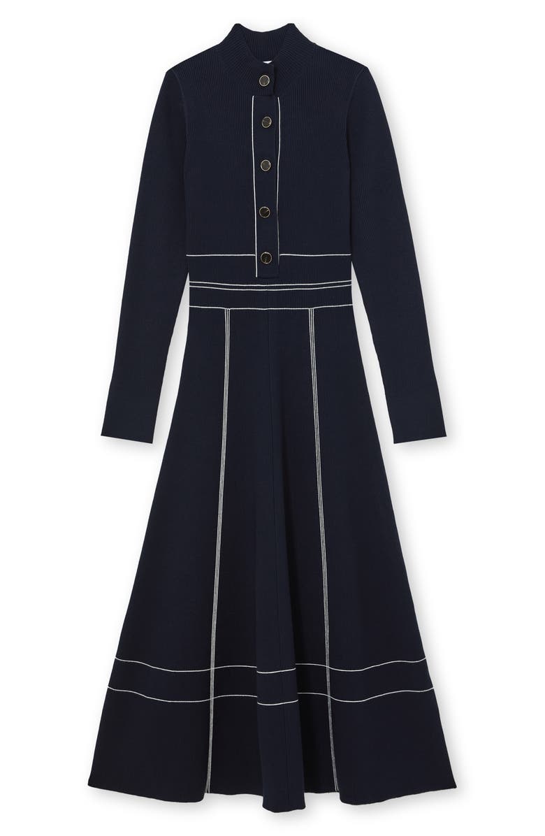 Reiss Charlie Long Sleeve Midi Dress, Alternate, color, 