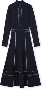 Reiss Charlie Long Sleeve Midi Dress