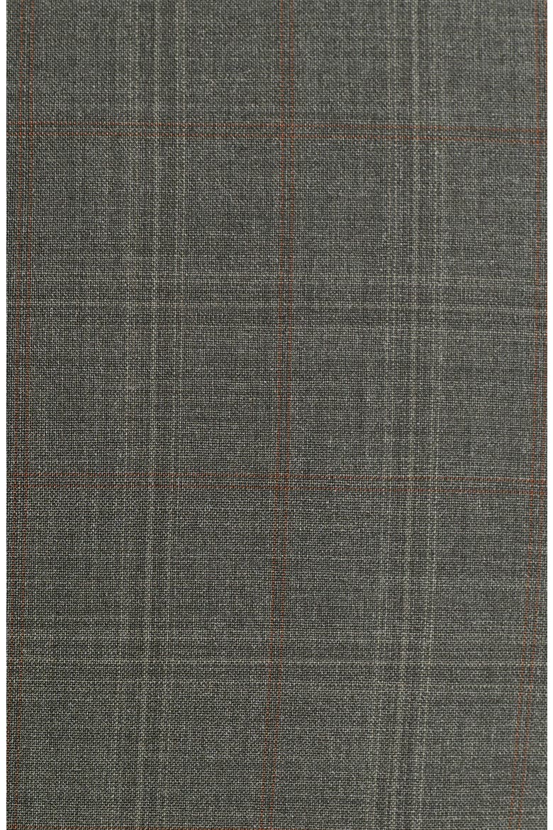 Olive Windowpane Plaid Wool Blend Suit, Alternate, color, OLIVE