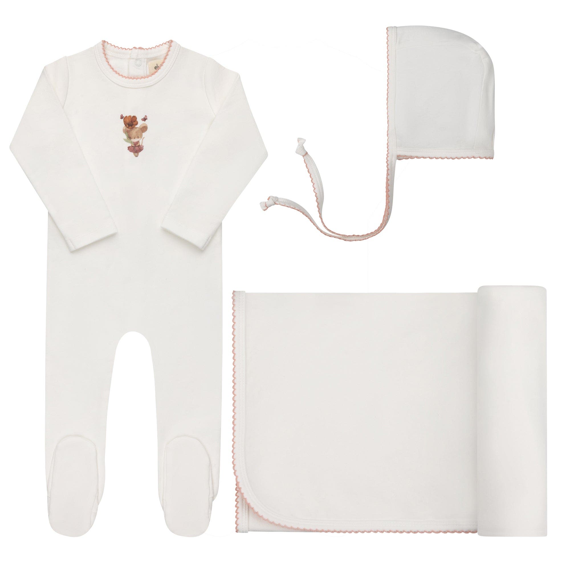 selected Ivory/Pink