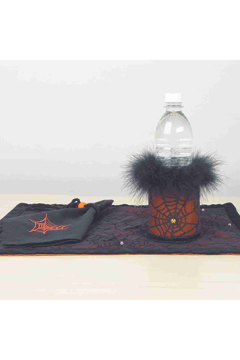 Halloween Insulated Soft Can Bottle Soda Pop Drink Holder Sleeve, Main, color, Orange