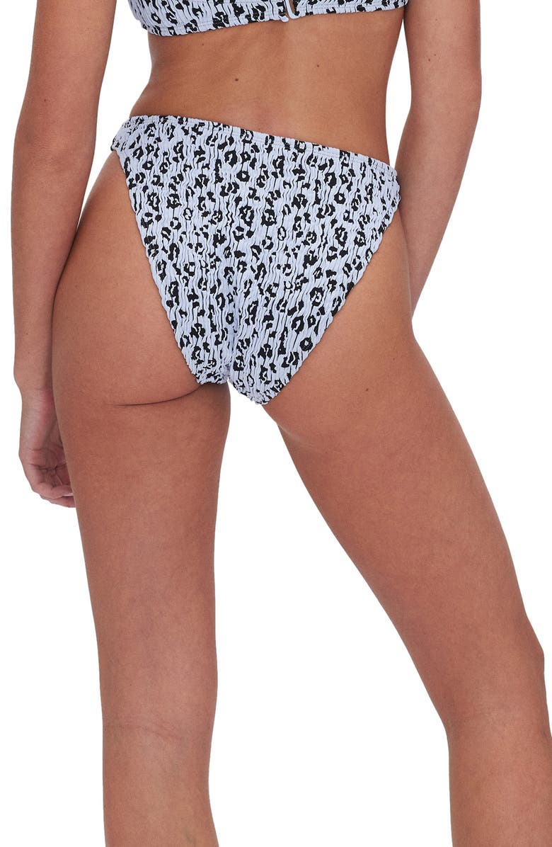 Good American Always Fit Leopard Bikini Bottoms, Alternate, color,