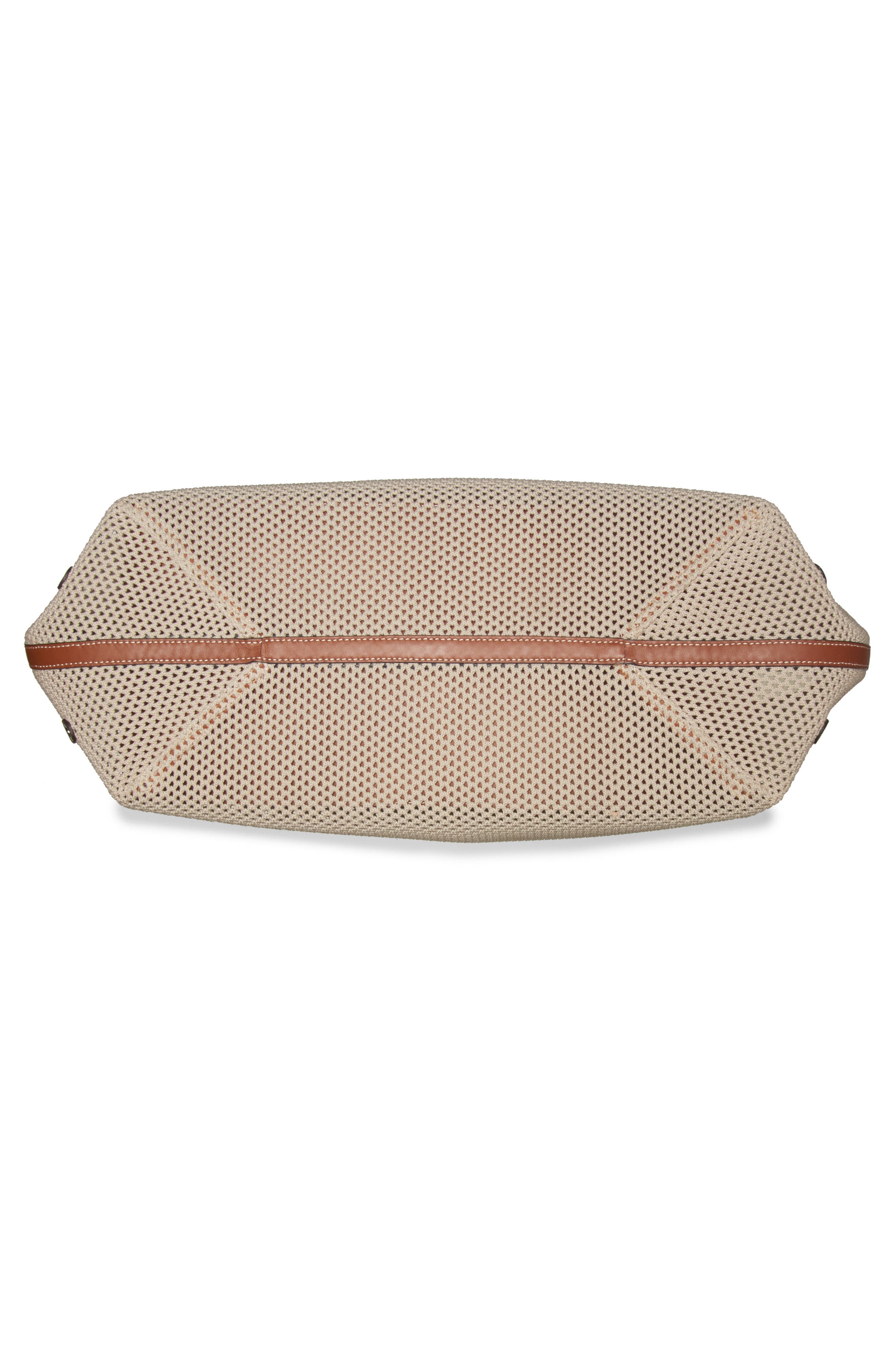 Moncler Very Large Mesh Tote Bag, Alternate, color, 035-Gardenia