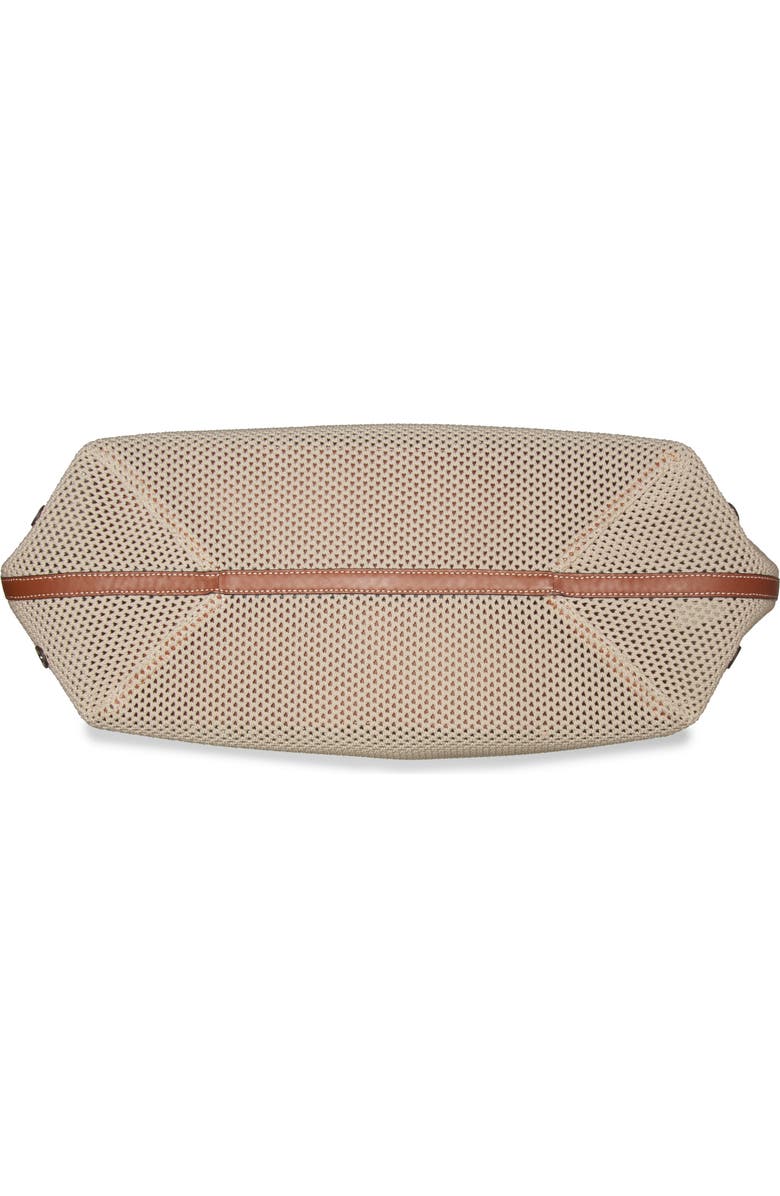 Moncler Very Large Mesh Tote Bag, Alternate, color, 035-Gardenia