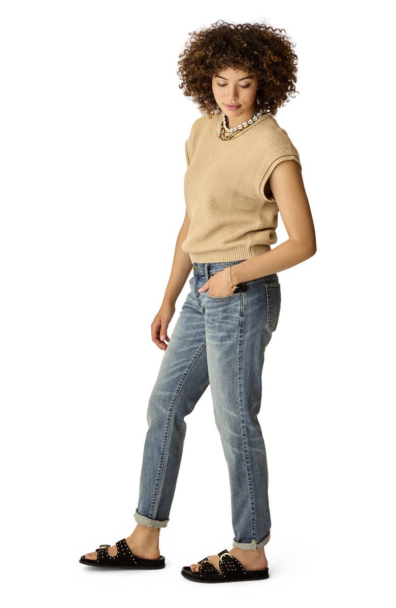Carve Designs Phoebe Sweater Top, Alternate, color, Biscuit