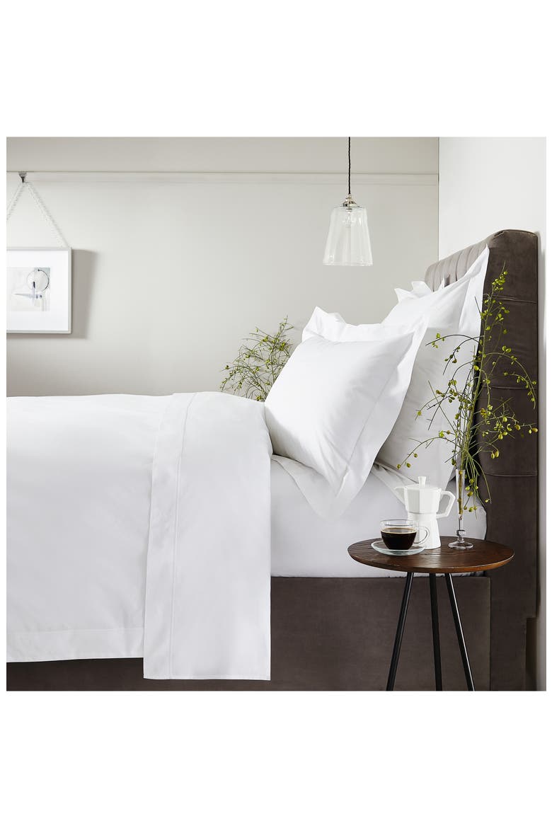 Luxury Savoy Duvet Cover, Main, color, WHITE