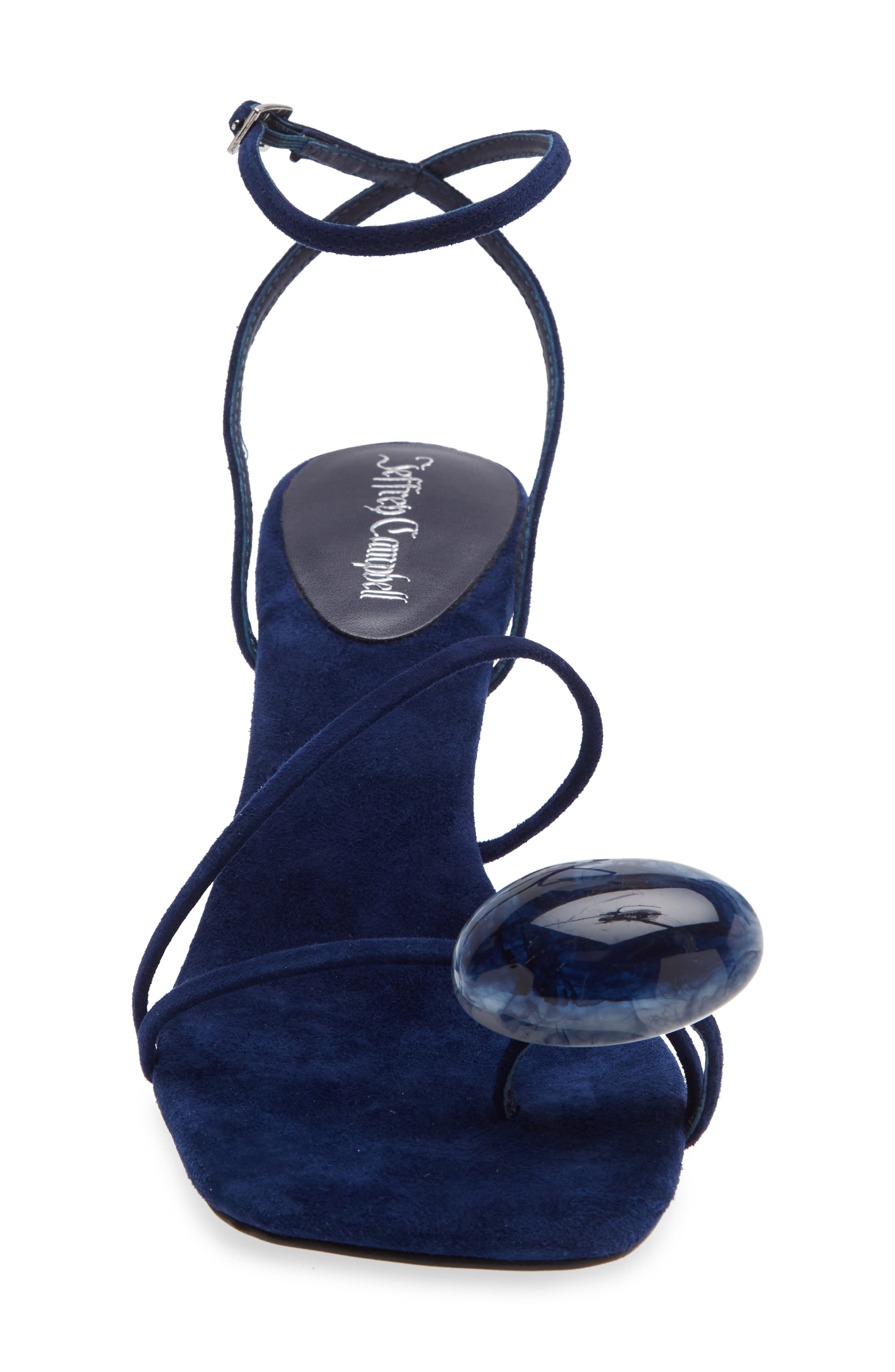 Carnelian Sandal, Alternate, color, NAVY SUEDE COMBO