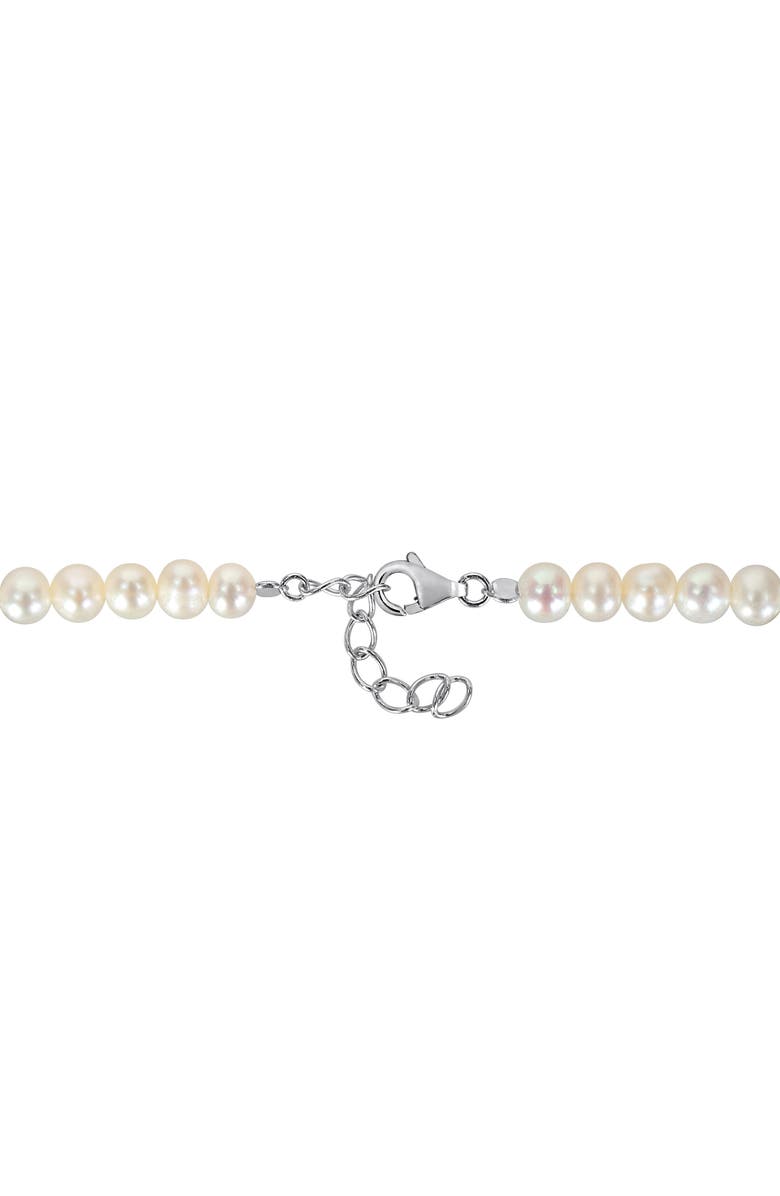 DELMAR Cultured Pearl Bracelet, Alternate, color, White