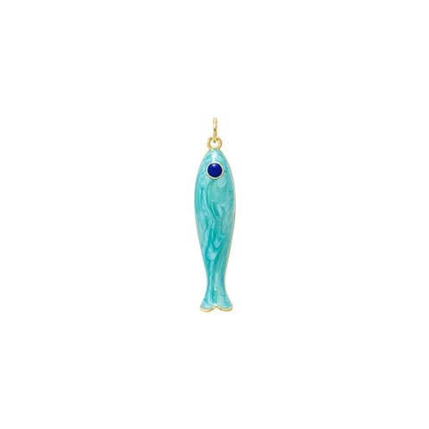 Enamel Colored Fish Charm
