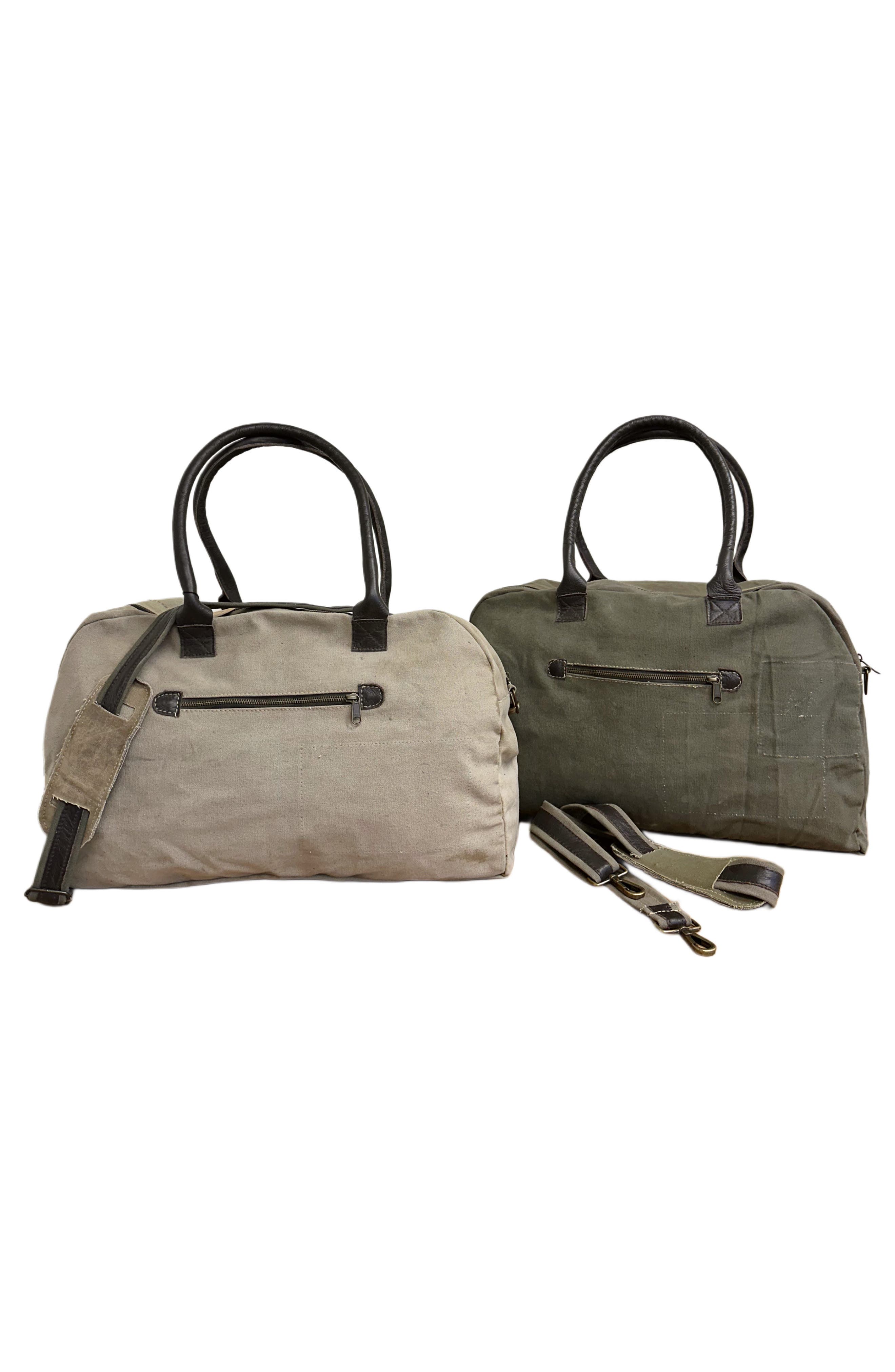 VINTAGE ADDICTION Travel Duffel Bag, Alternate, color, Olive/Khaki