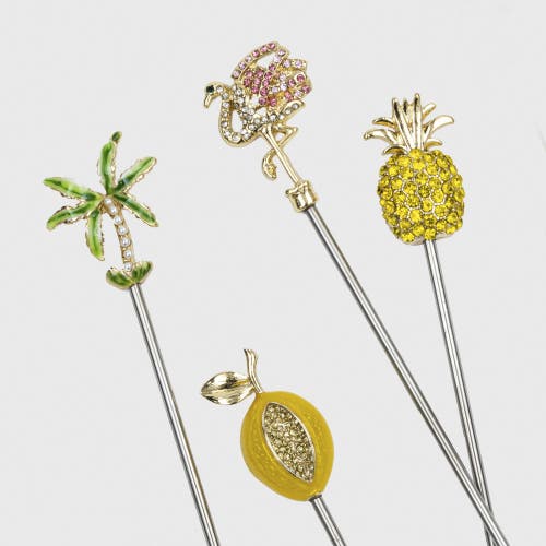 Joanna Buchanan Hand Beaded Coasters In Multi