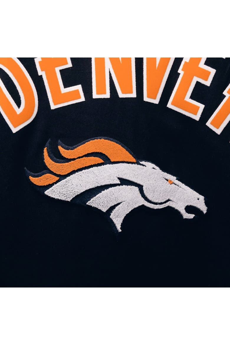Men's Pro Standard Navy Denver Broncos Team Classic Bristle Slim-Fit T-Shirt, Alternate, color, Navy
