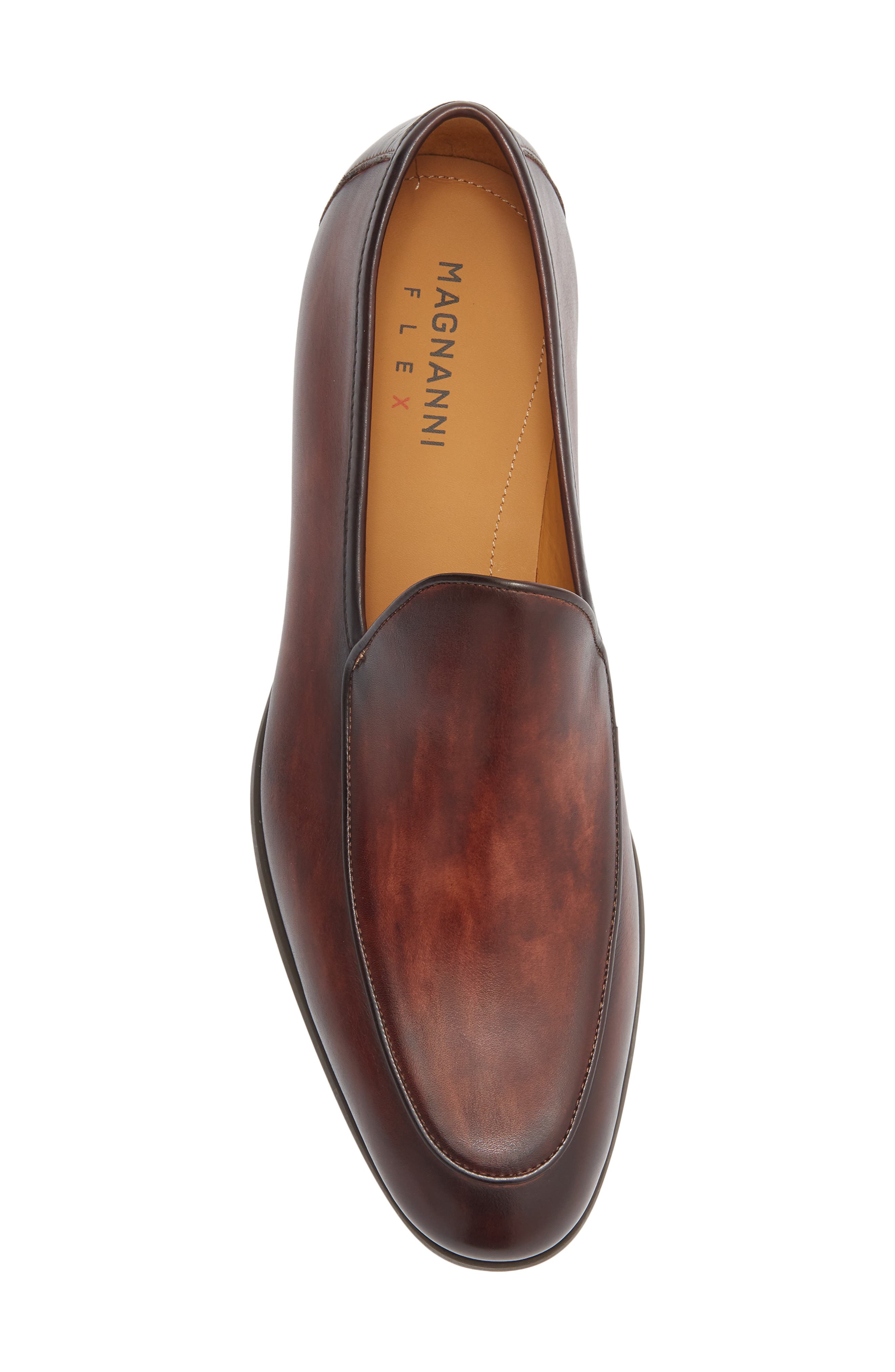 Magnanni Hiram Loafer, Alternate, color, Brown