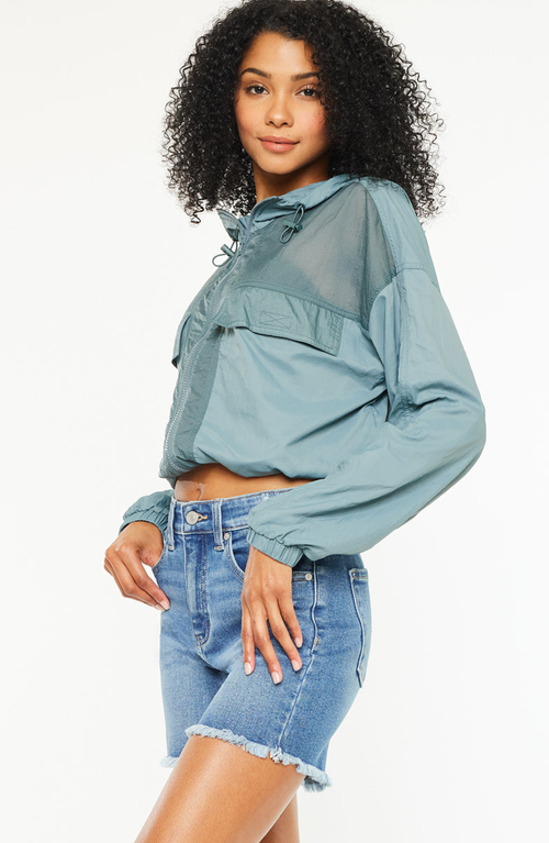 Official Kancan Usa Marla High Rise Shorts In Medium Wash