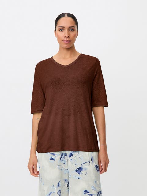 Maballumi Relaxed V-Neck T-Shirt