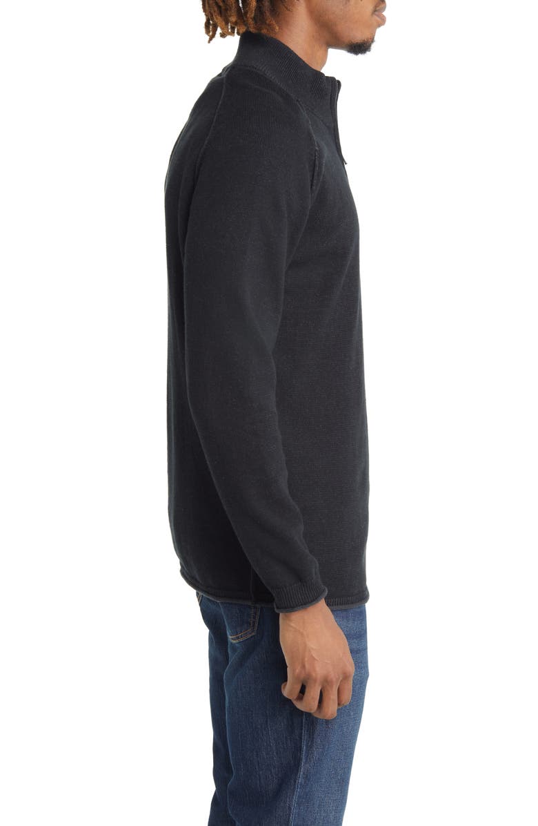 The Normal Brand Jimmy Cotton Quarter-Zip Sweater, Alternate, color, 