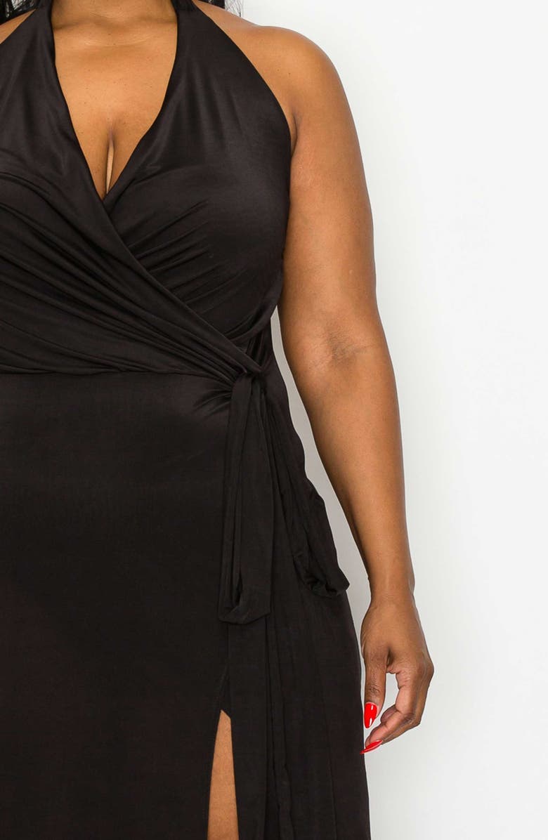 L I V D Gisele Halter Maxi Dress, Alternate, color, 