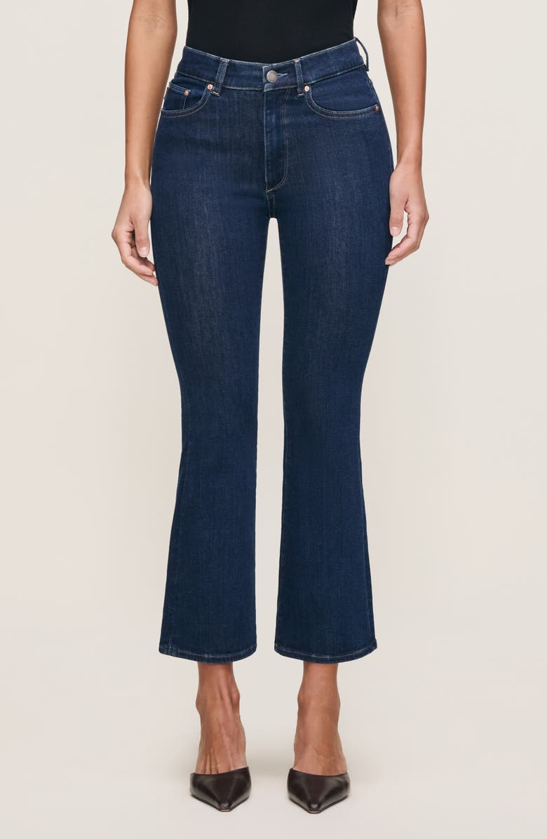DL1961 Bridget Instasculpt<sup>™</sup> Boot High Rise Crop Jeans, Main, color, Lunar Sky