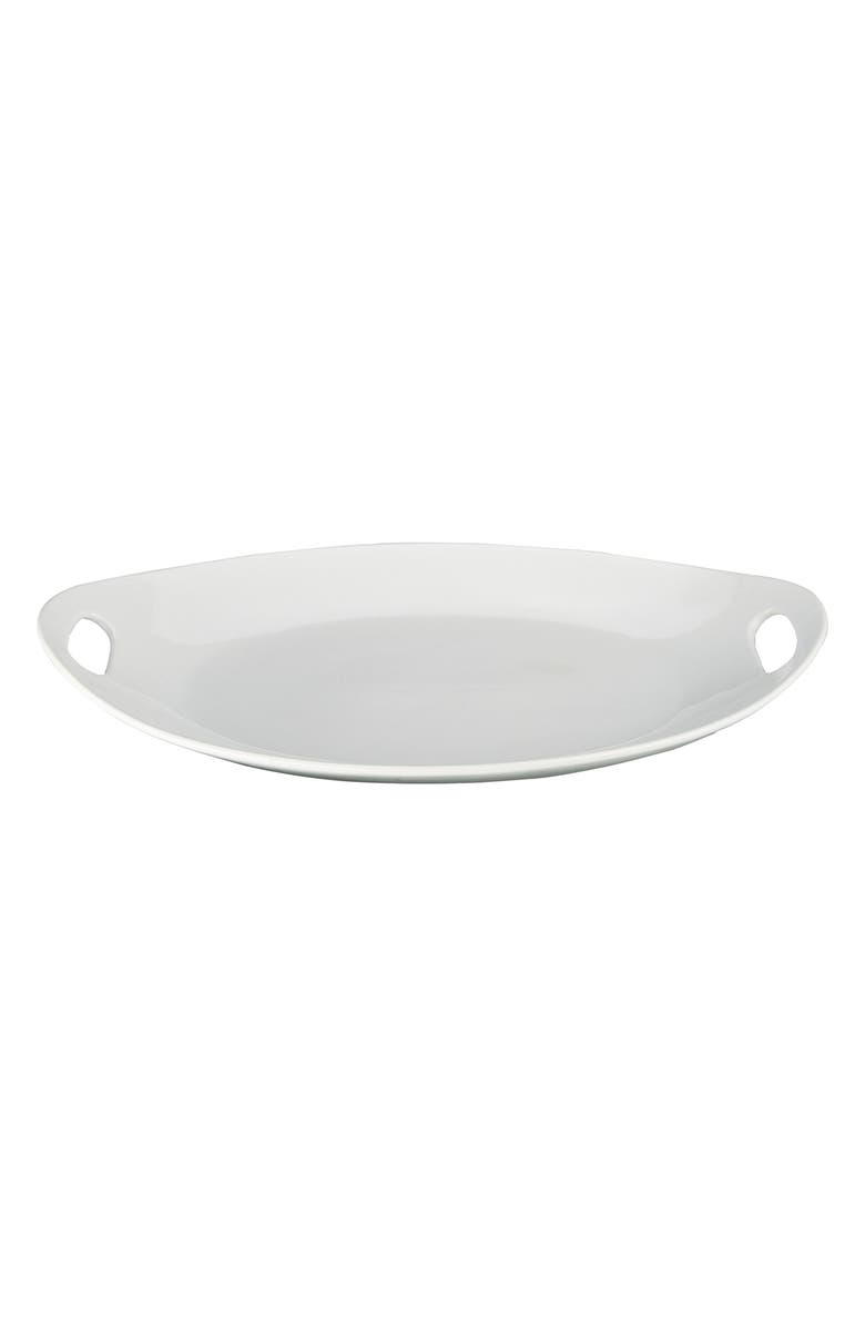 BIA Cordon Bleu Porcelain Oval Platter, Main, color, White