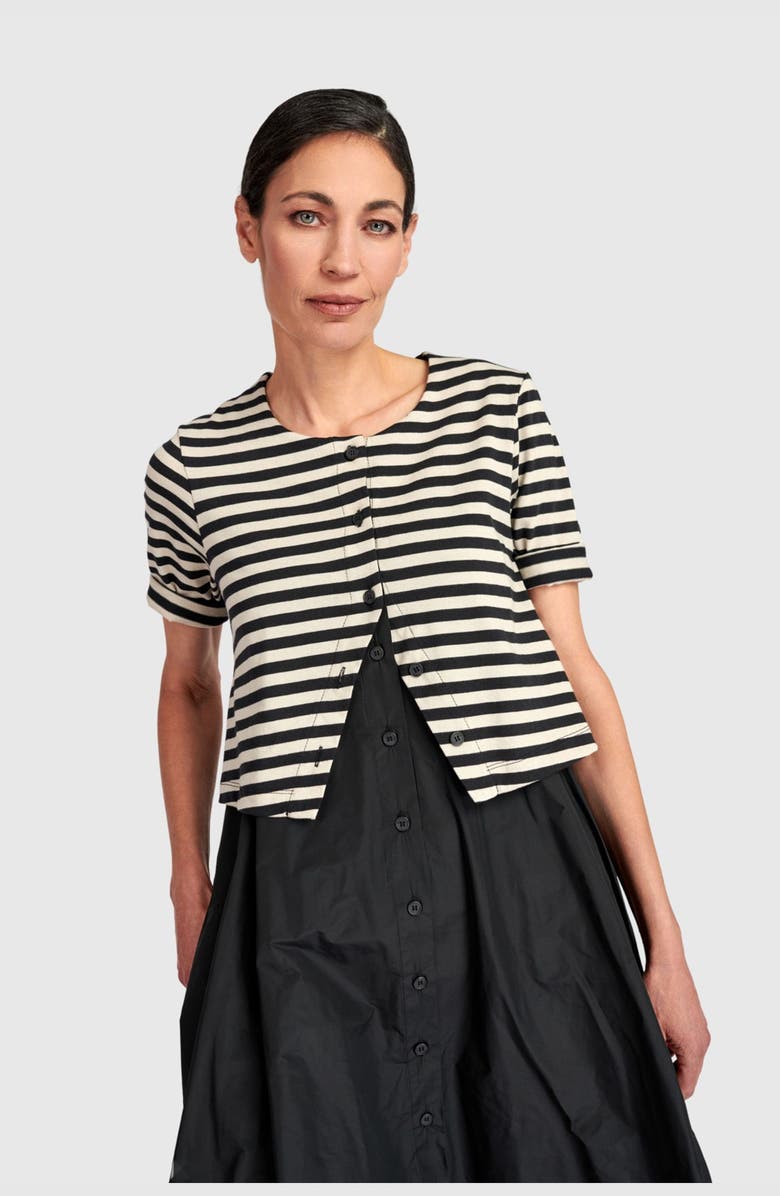 Alembika Tiebreaker Dress, Alternate, color, Stripes