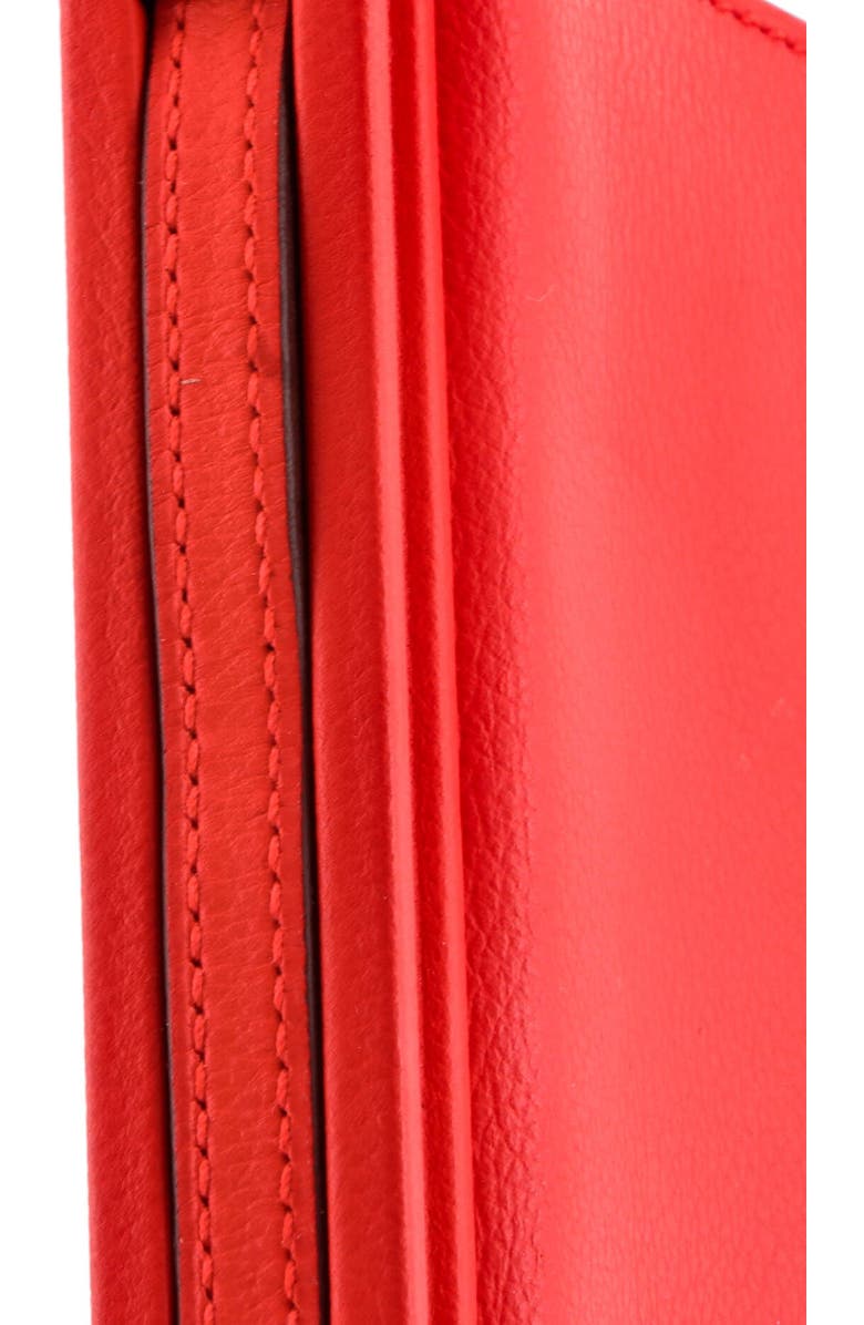 Pre-Owned Hermes Clic-H Shoulder Bag Evercolor 21, Alternate, color, Rouge De Coeur