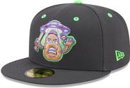 New Era Men's New Era  Charcoal New Hampshire Fisher Cats Theme Nights 59FIFTY Fitted Hat