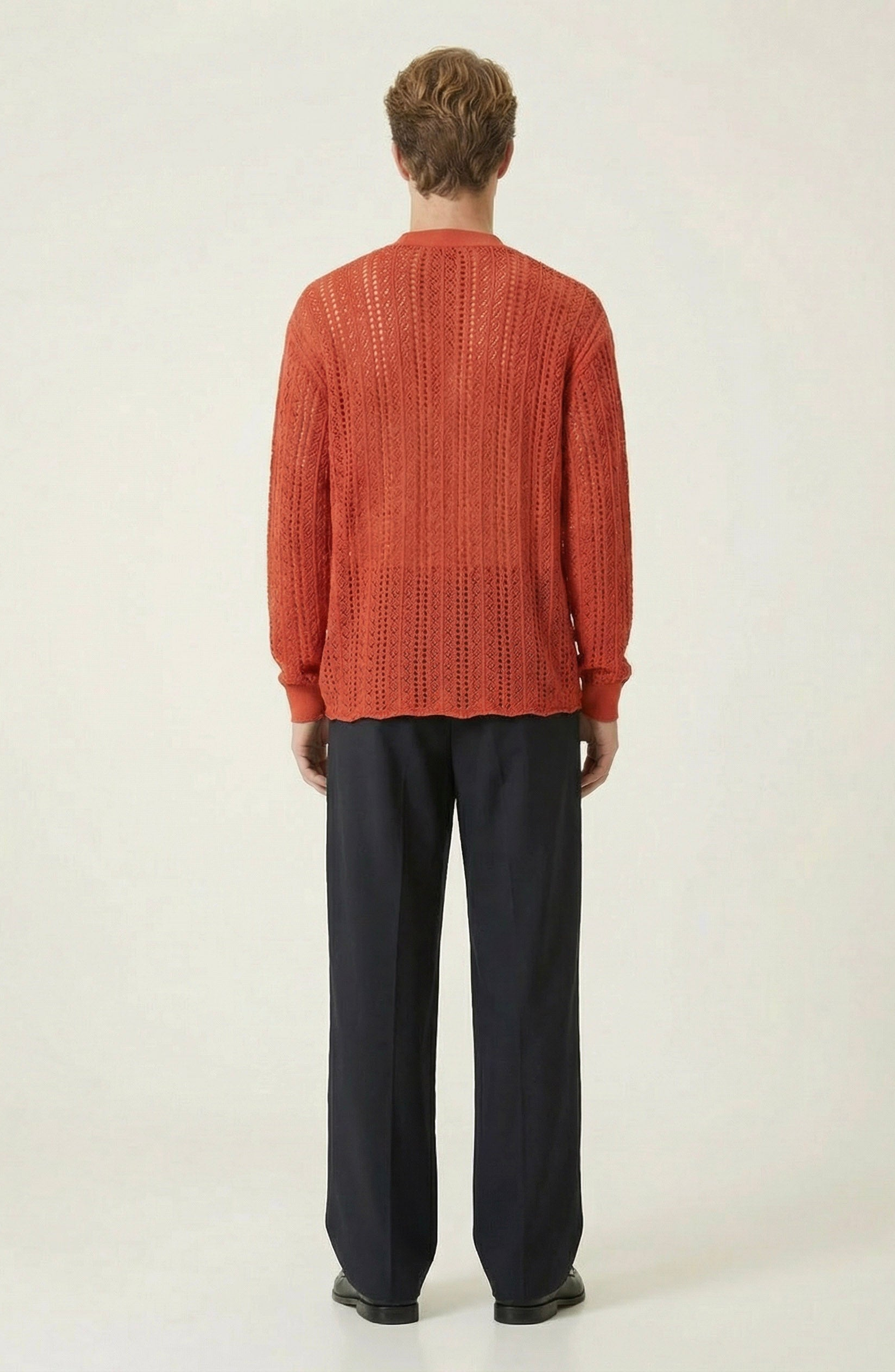 Open Knit Textured Cardigan - image 2