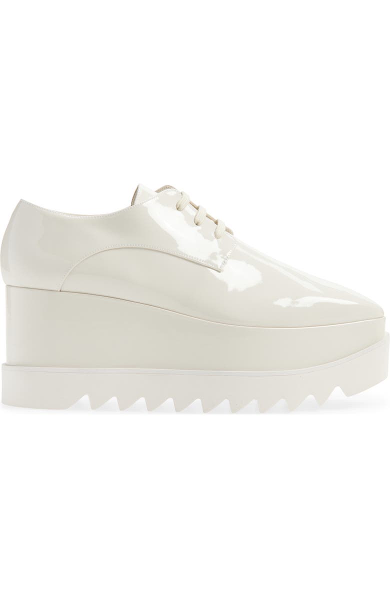 Stella McCartney Sneakelyse Platform Sneaker, Alternate, color, Ivory