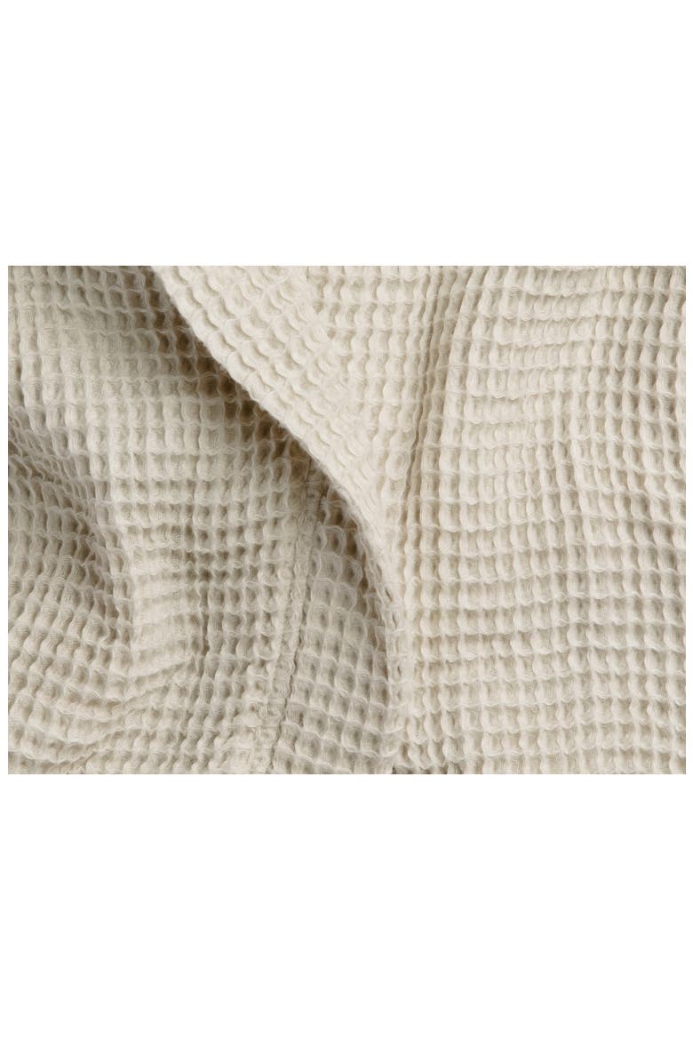 Gender Inclusive Waffle Knit Cotton Robe, Alternate, color, TAN