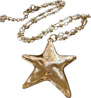 Erin McDermott Jewelry Textured Star Necklace