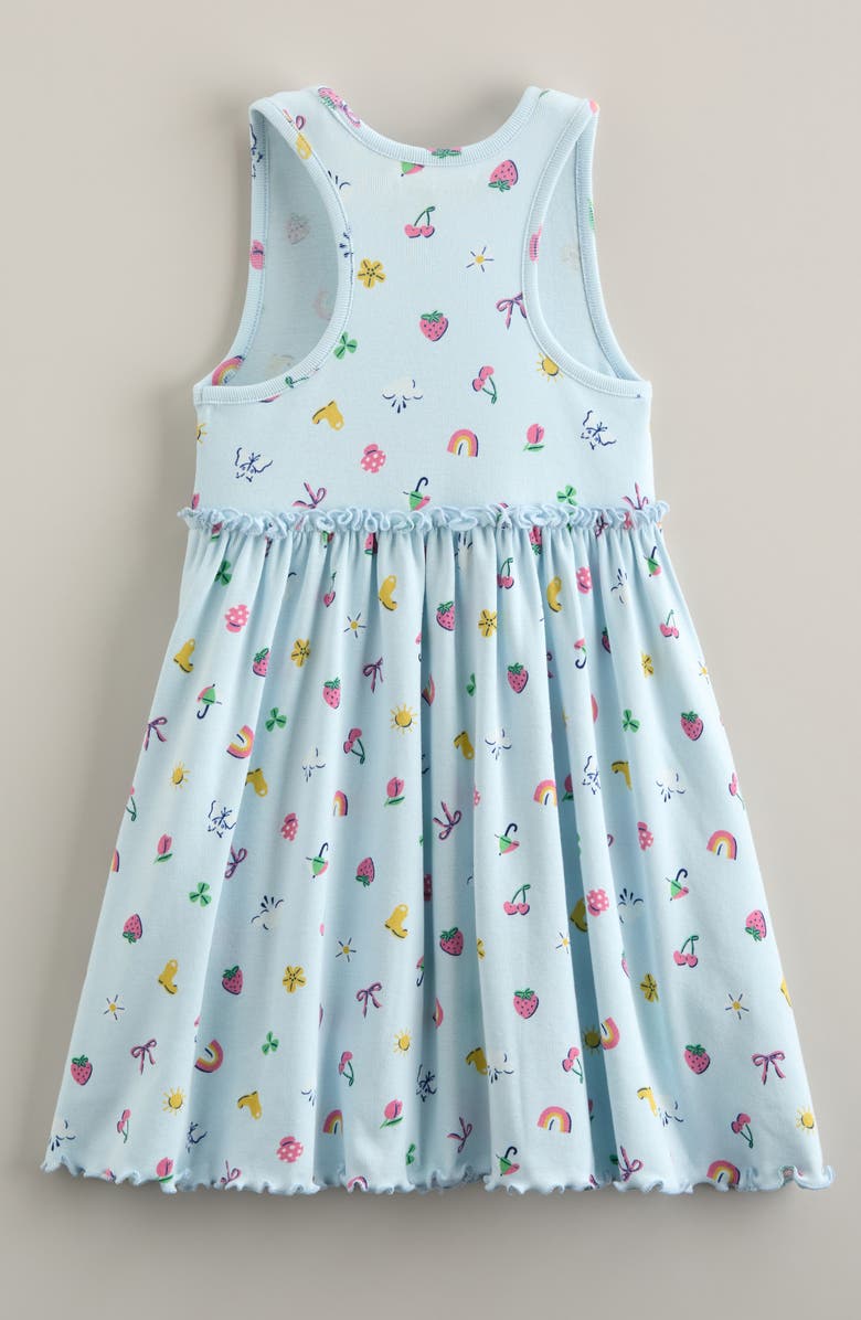 Tucker + Tate Kids' Print Racerback Dress, Alternate, color, Blue Delicate Rainy Day