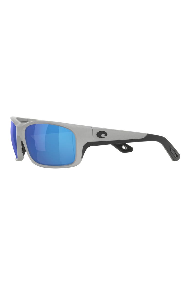Jose Pro 62mm Polarized Rectangular Sunglasses, Alternate, color, BLUE