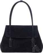 TOM FORD Medium Eclipse Suede Shoulder Bag