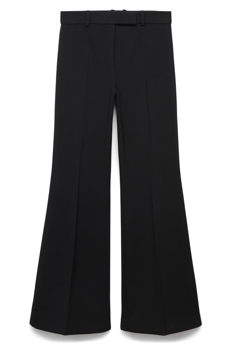 Selection Flare Leg Pants, Alternate, color, BLACK
