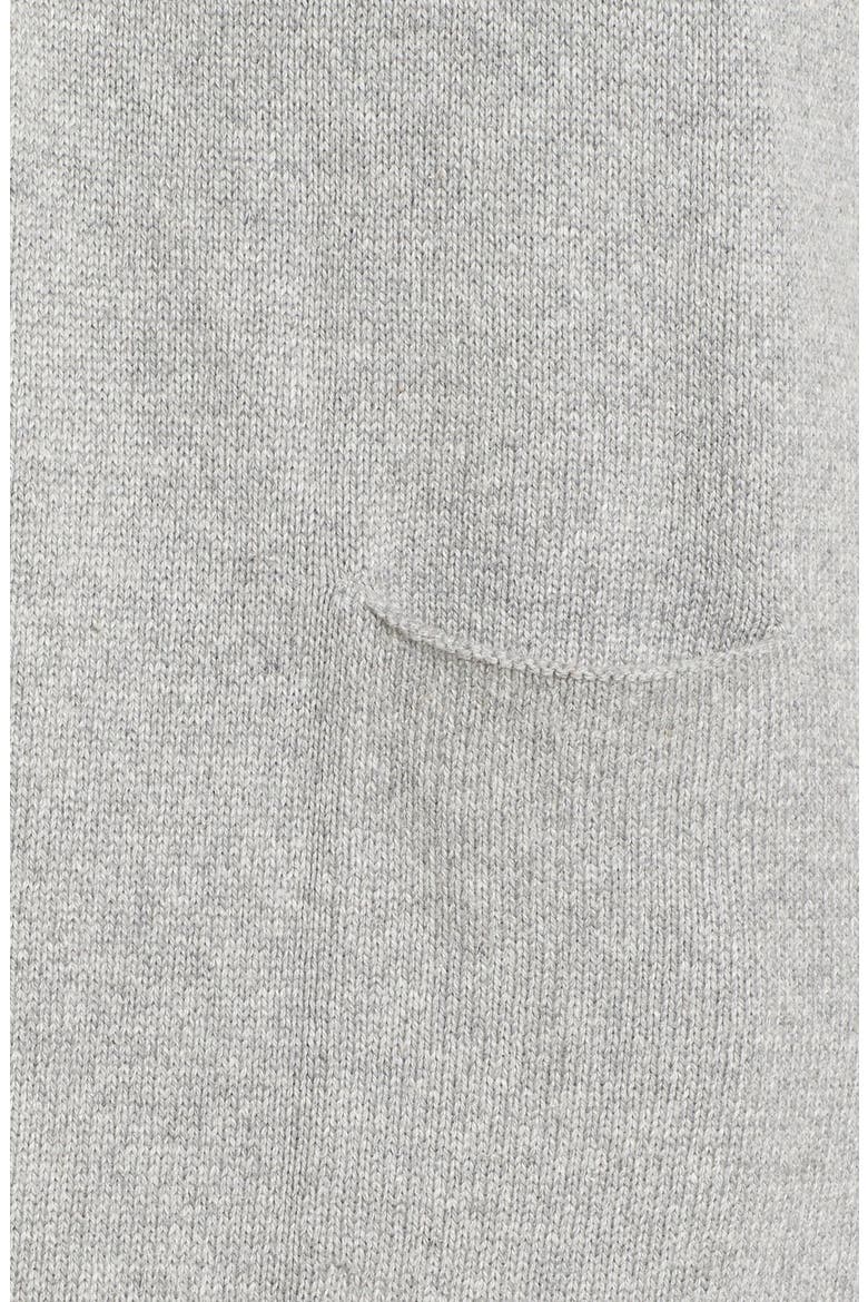 Easy Fit Long Cotton Blend Cardigan, Alternate, color, GREY MEDIUM HEATHER