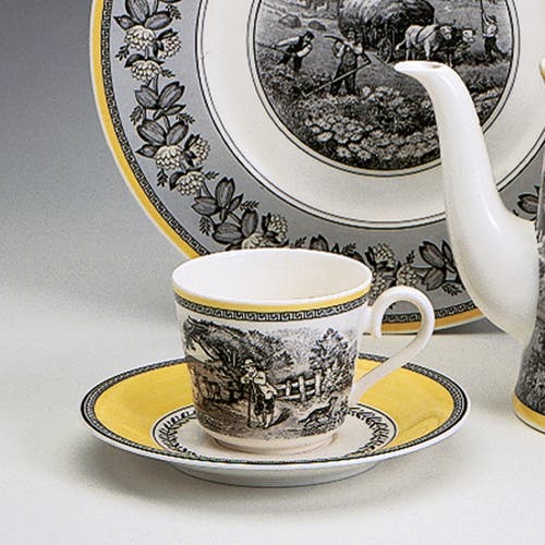 Villeroy & Boch Audun Ferme Teacup Saucer In White