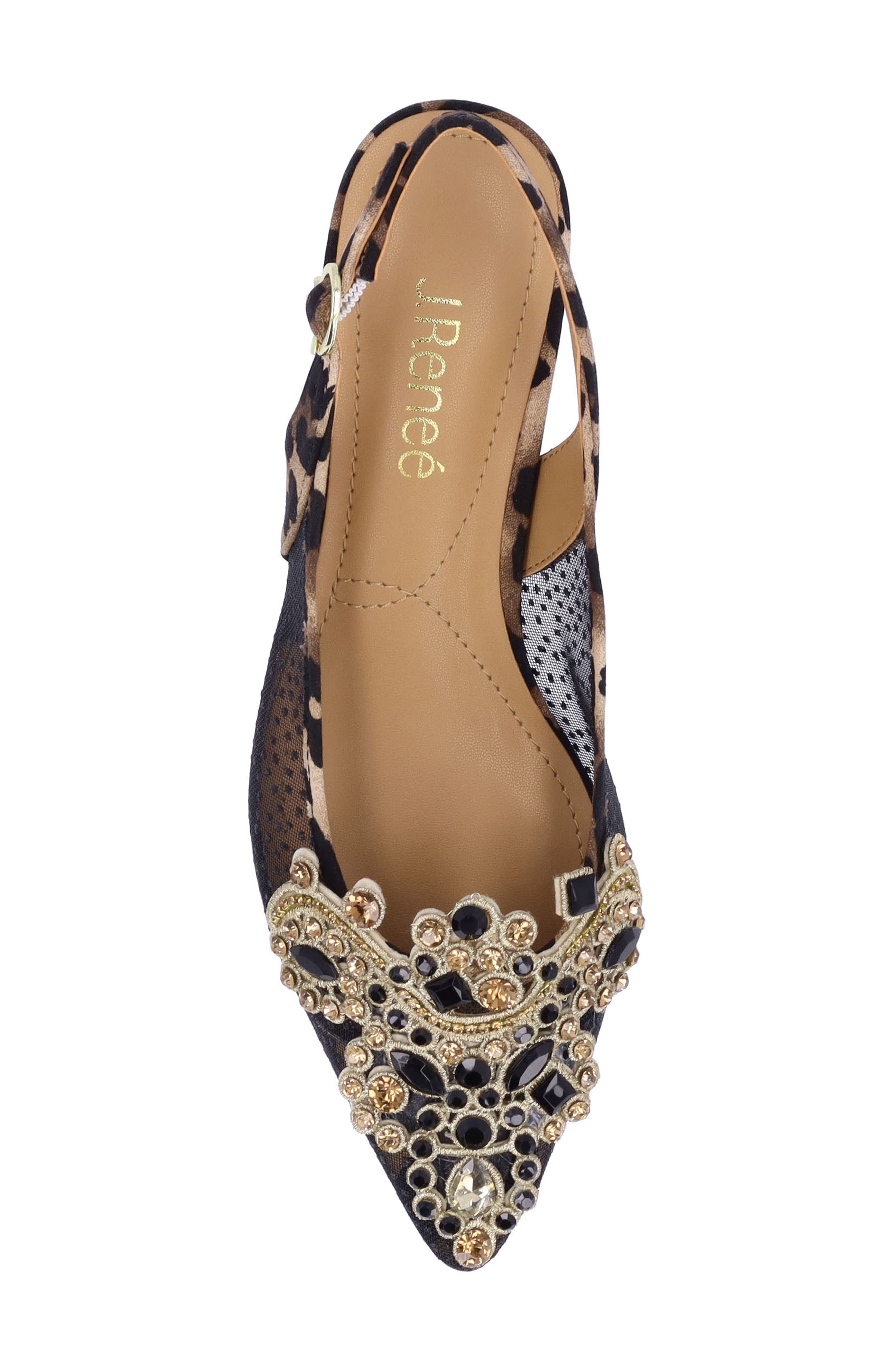 J. Reneé Strovanni Slingback Pump, Alternate, color, Brown/ Black