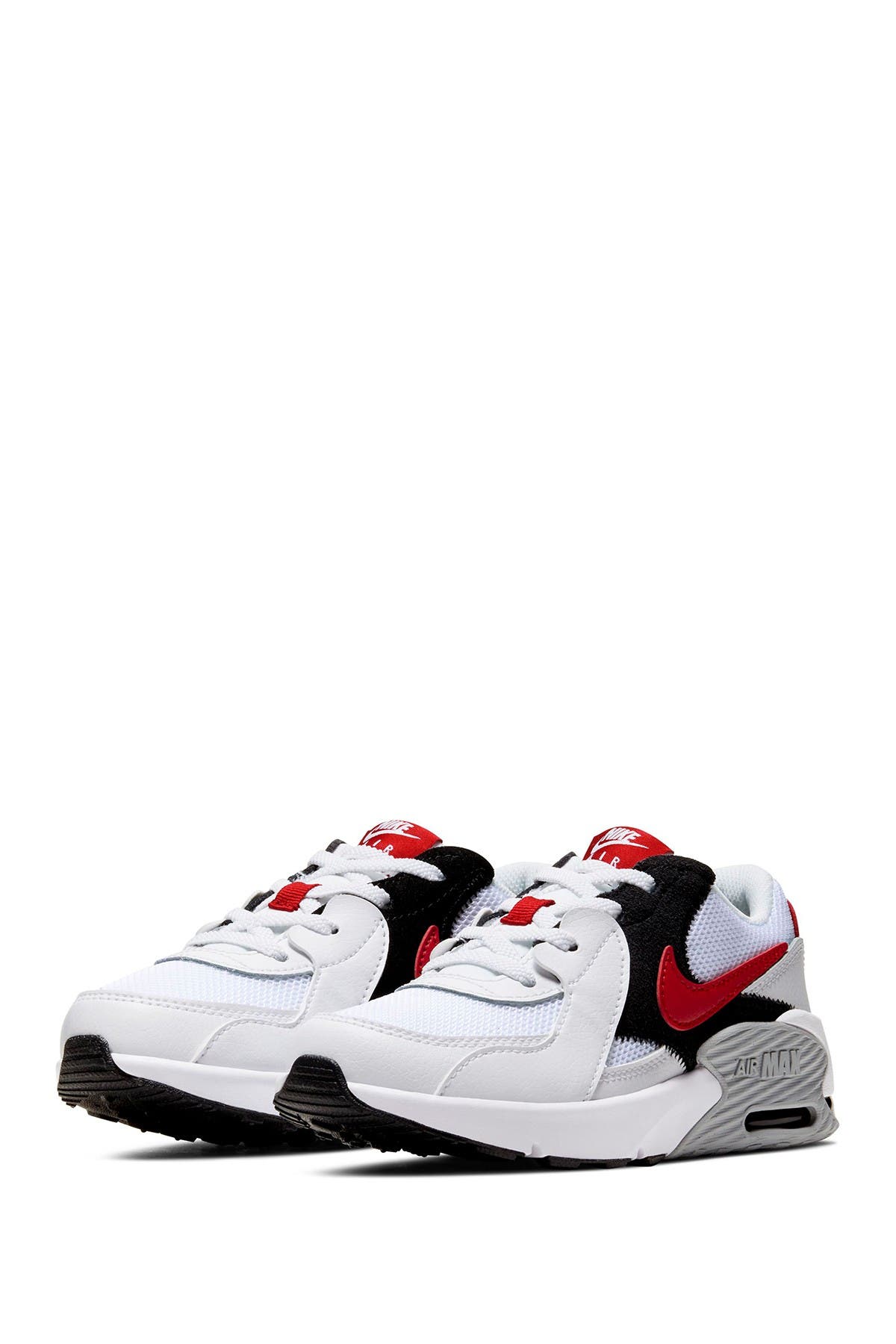 Air Max Excee PS Sneaker, Main, color, WHITE /UNIVERSITY RED