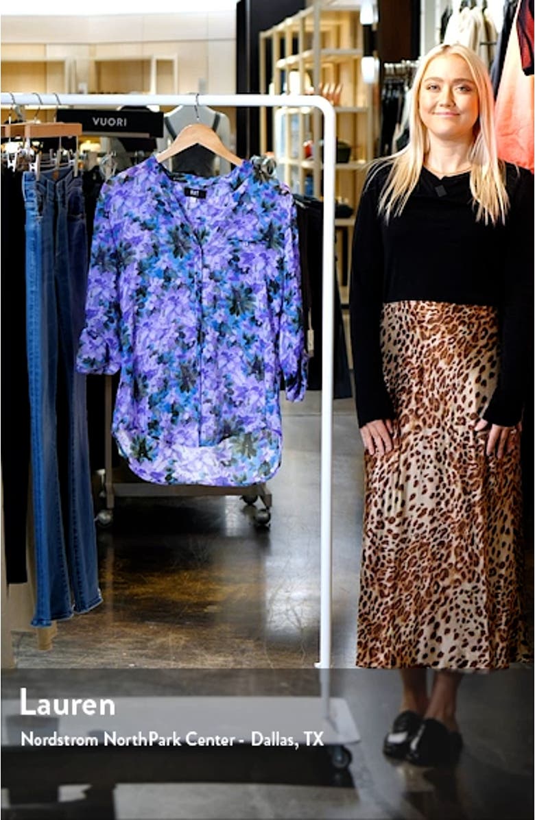 Jasmine Chiffon Button-Up Shirt, sales video thumbnail