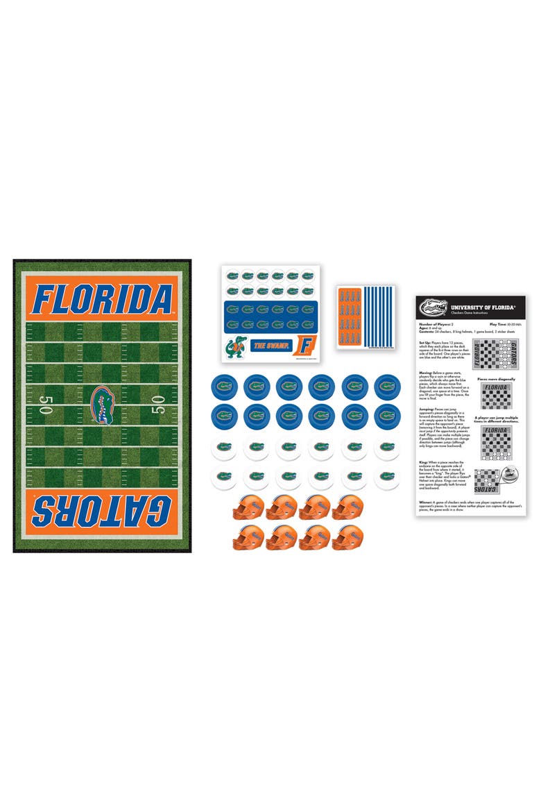 Florida Gators Checkers Board Game, Alternate, color, Multicolor