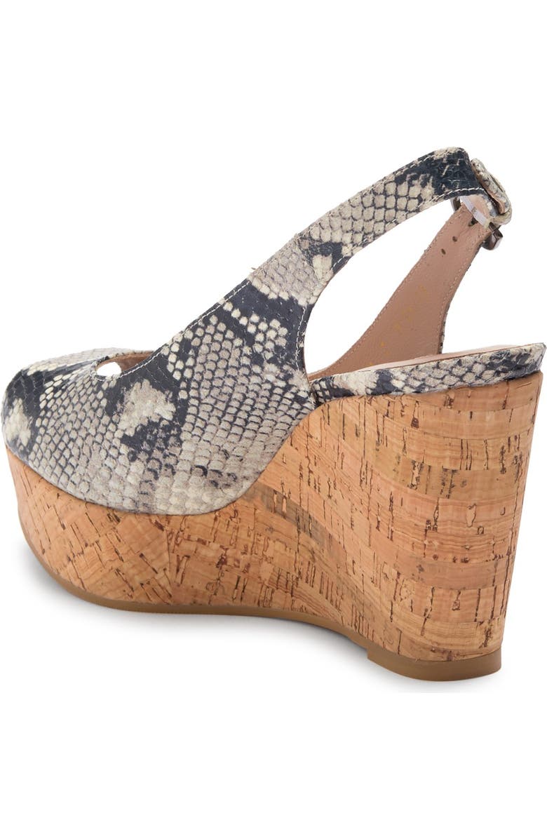 Stuart Weitzman Jean Leather Wedge Sandal, Alternate, color,