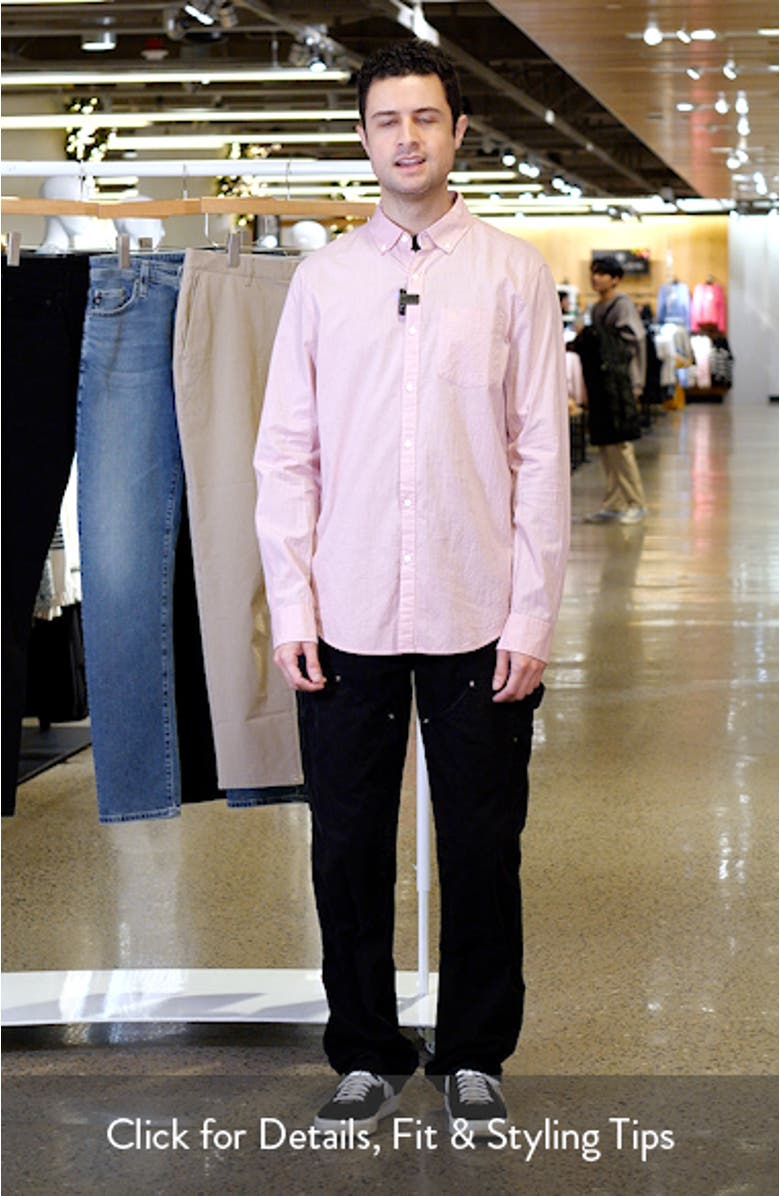 Stretch Cotton Button-Down Shirt, sales video thumbnail