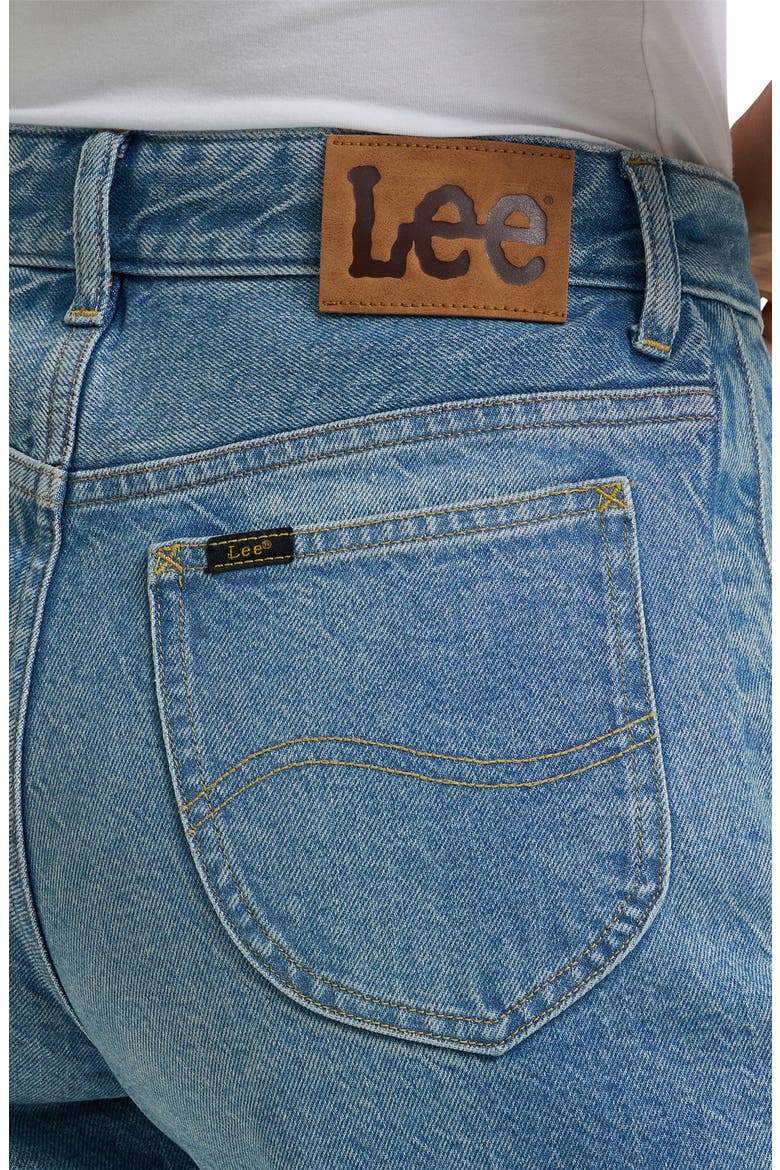 Rider Low Slung Mid Rise Raw Hem Barrel Leg Jeans, Alternate, color, MEMORY TRIP