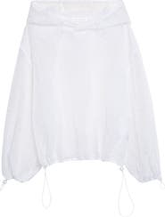 Cecilie Bahnsen Shila Windflower Embroidered Sheer Organza Hoodie