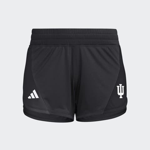 Women's adidas  Black Indiana Hoosiers D4T Woven Training Shorts