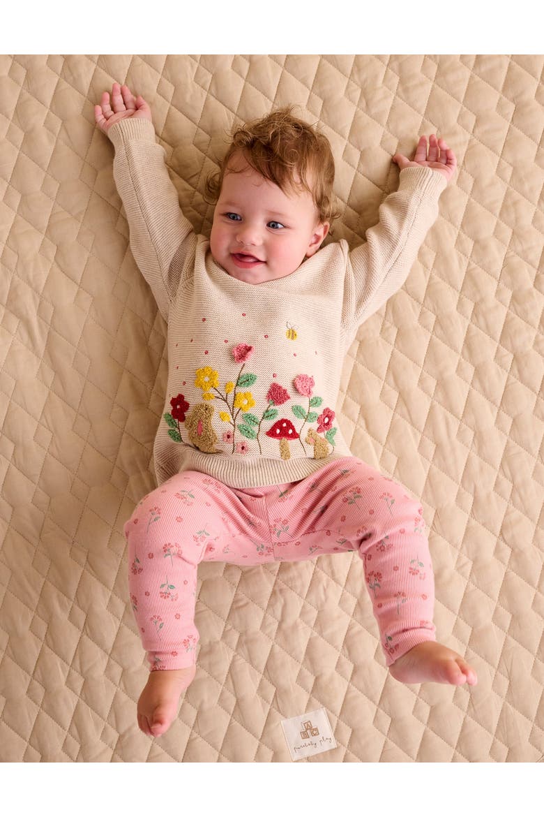 Woodland Jumper, Alternate, color, Wheat melange