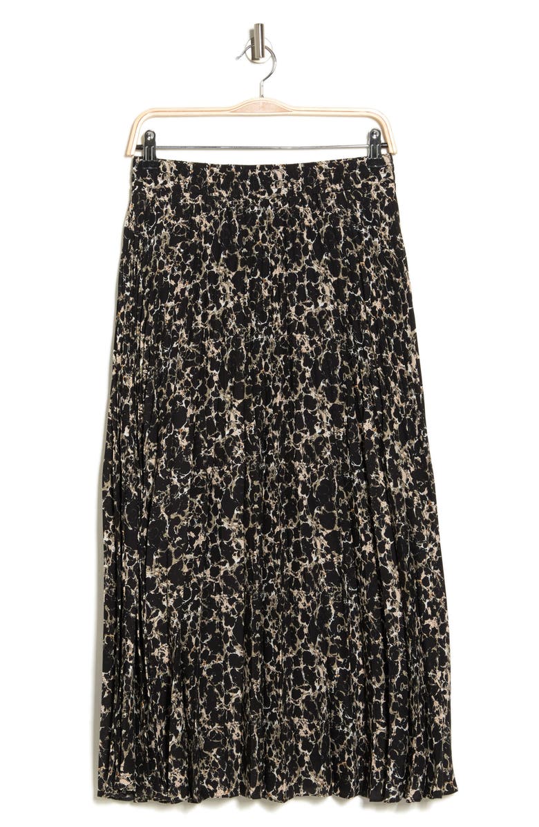 MAX STUDIO Graduated Pleat Knee-Length Midi Skirt, Alternate, color, 